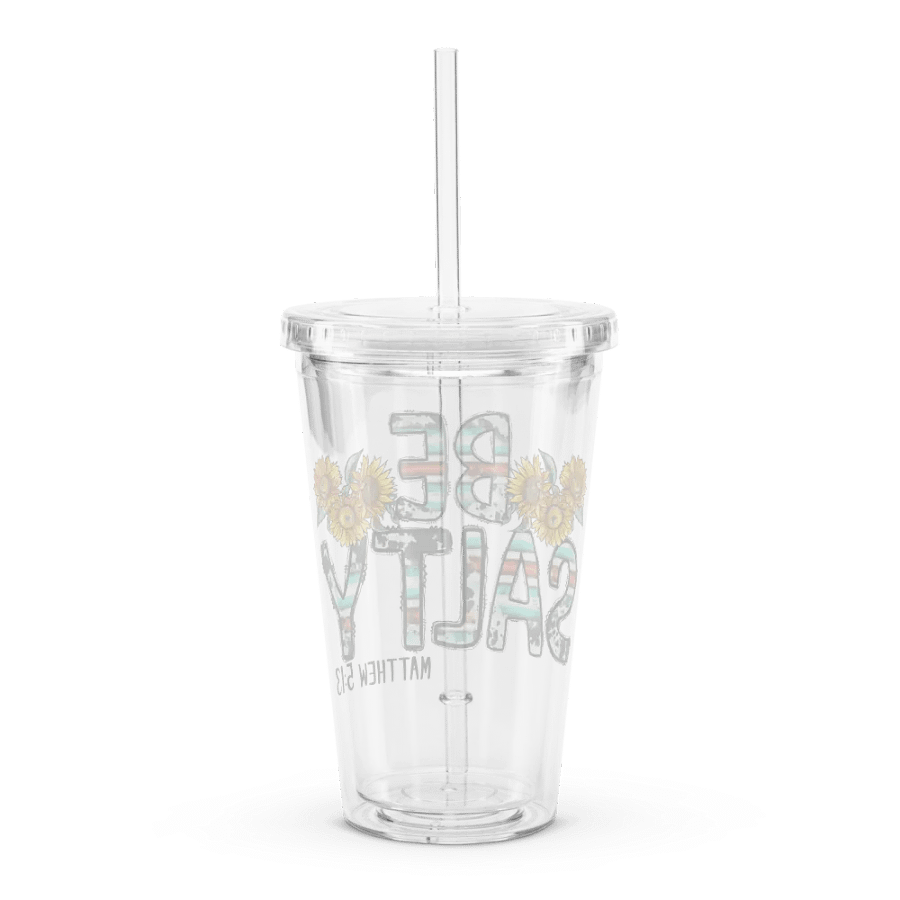 Be Salty - Double Wall Clear Plastic Tumbler product image (2)