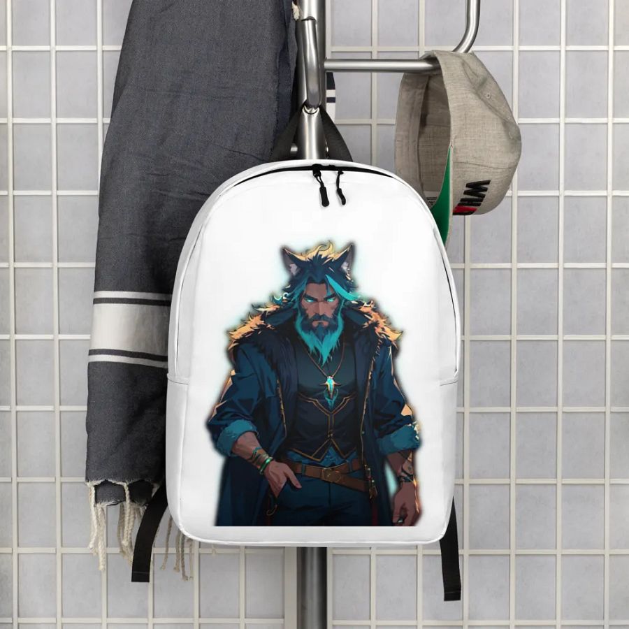 Mystical Wolfman All-Over Backpack product image (4)