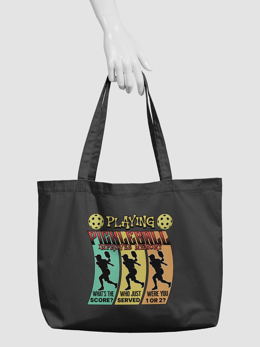 Playing Pickleball Improves Memory Ribbon Tote product image (3)