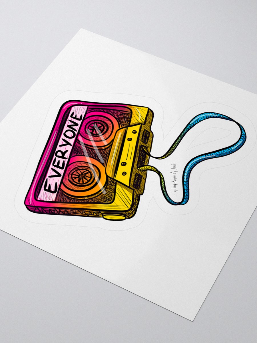 Pansexual Mix Tape- Sticker product image (3)