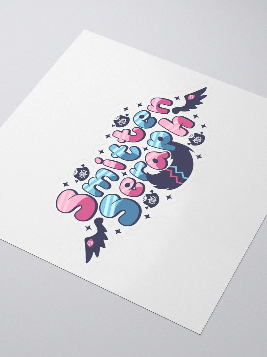 Smitten Seraph logo sticker product image (6)