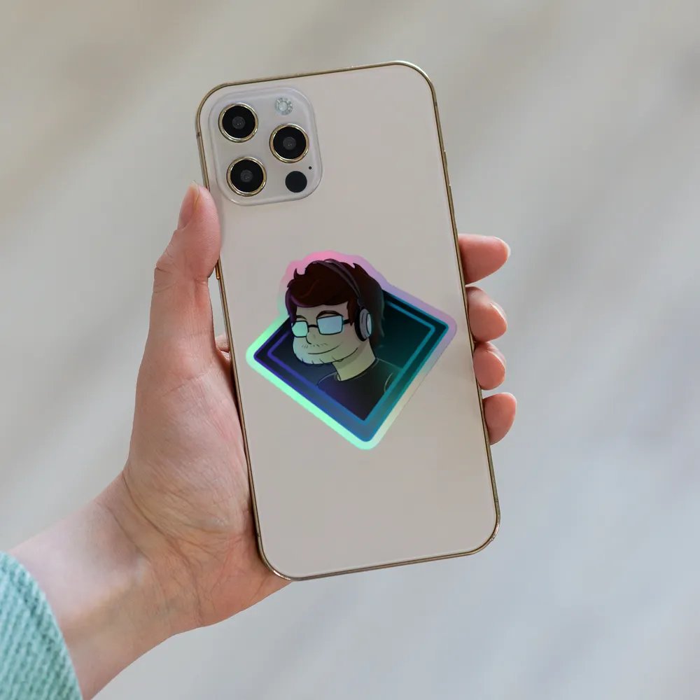 TechFreq Logo Kiss-Cut Holographic Sticker product image (8)