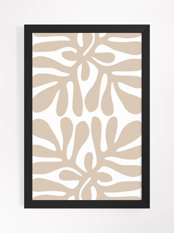 Organic Shapes Framed Art Poster product image (2)