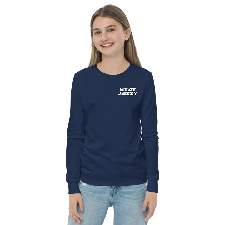 Kids Size "Stay Jazzy" Long Sleeve T-Shirt product image (14)