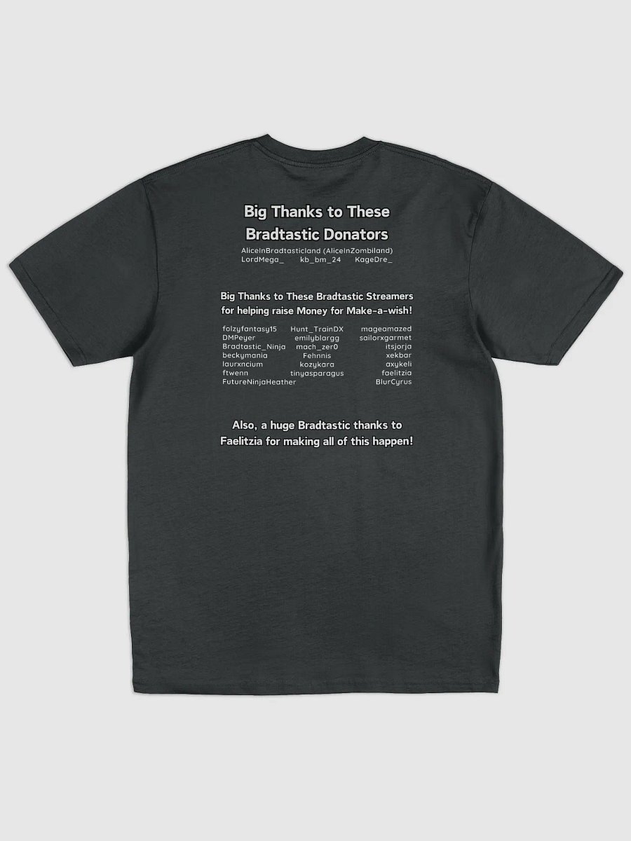 Make-a-wish 2023 Bradtastic Thanks t-shirt product image (2)