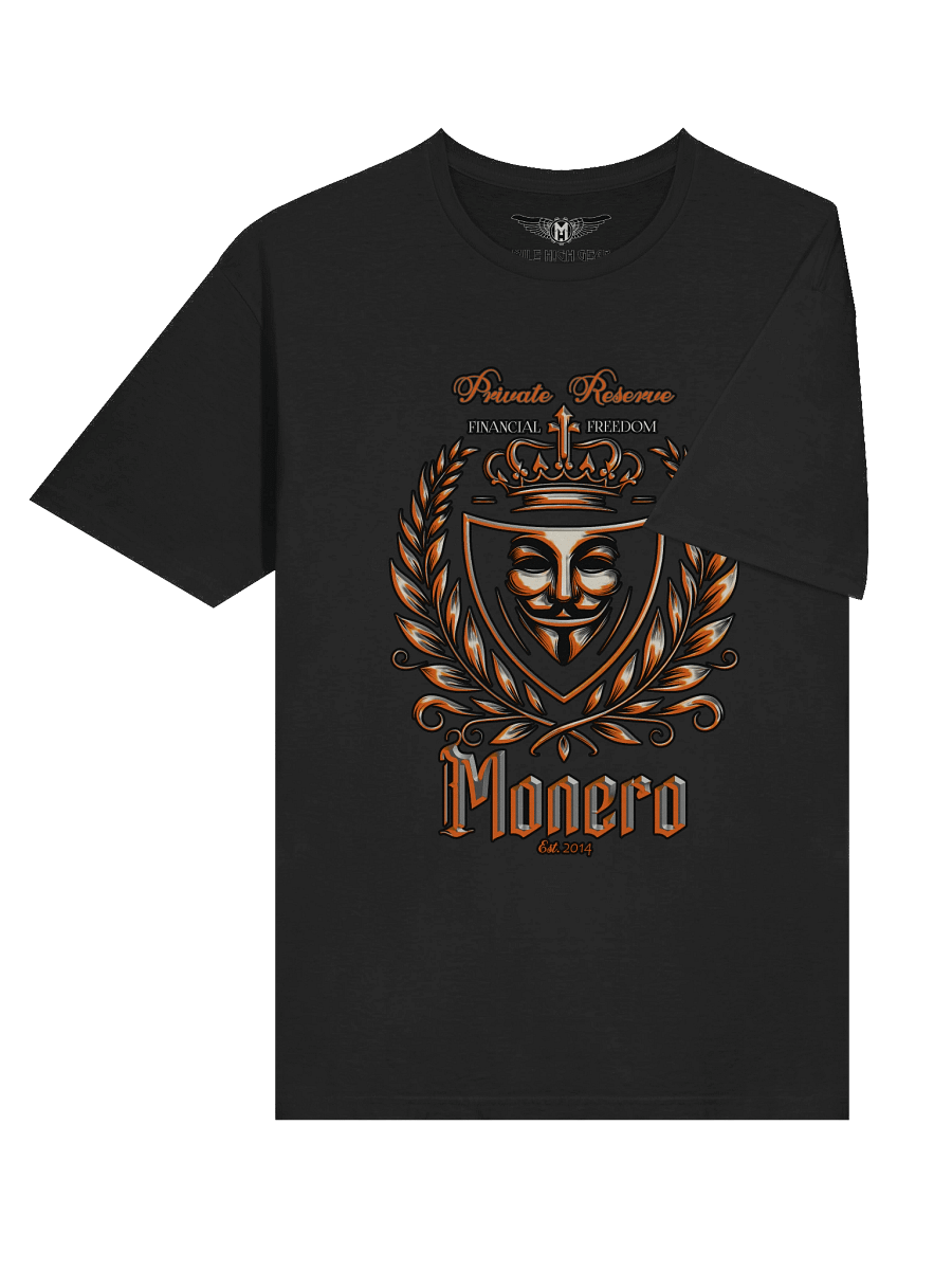 Monero Privacy Reserve T-Shirt product image (7)