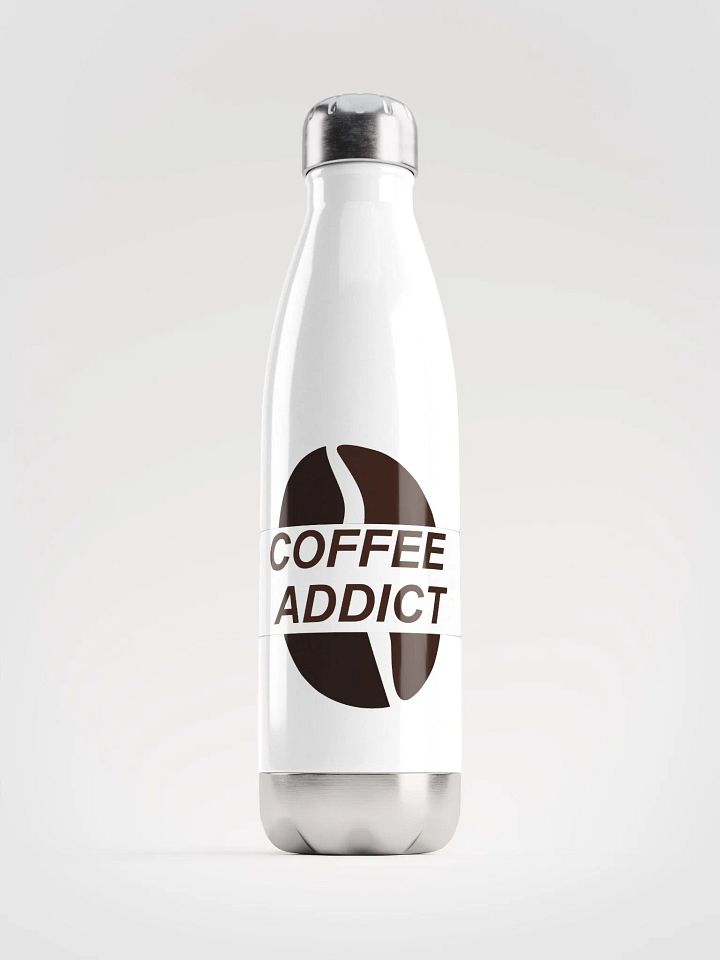Coffee Addict Stainless Steel Water Bottle product image (1)