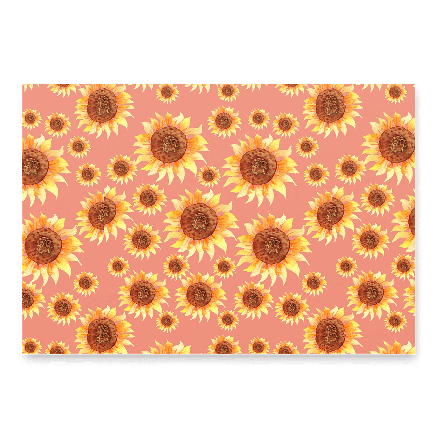 Sunflower Wrapping Paper Sheets (Set of 3) product image (3)