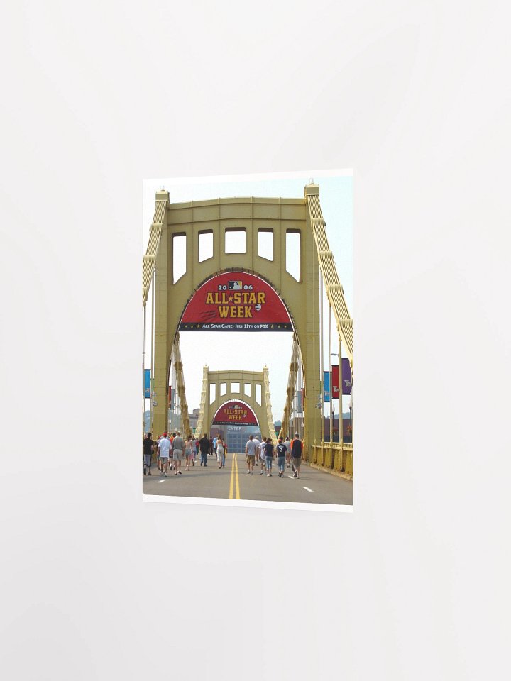 Pittsburgh - Clemente Bridge, All-Star Week, July 2006 - Print product image (2)