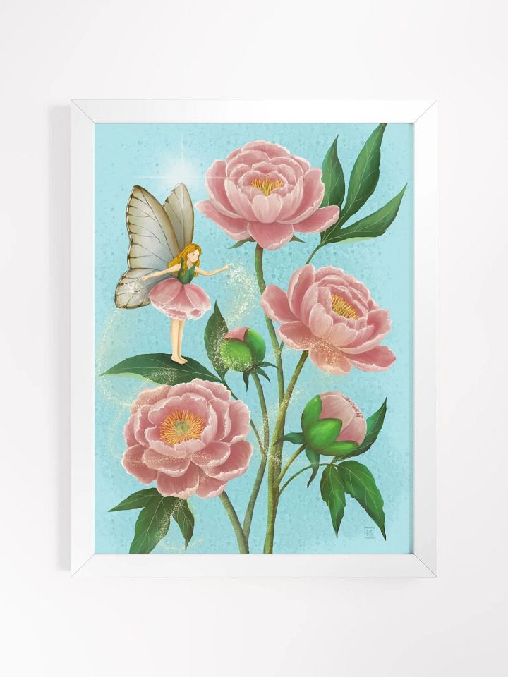 Framed Art Print - Peony Fairy Magic product image (1)
