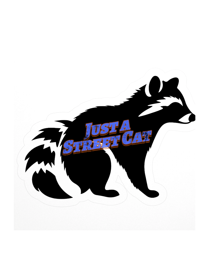 Just A Street Cat Kiss Cut Stickers product image (1)
