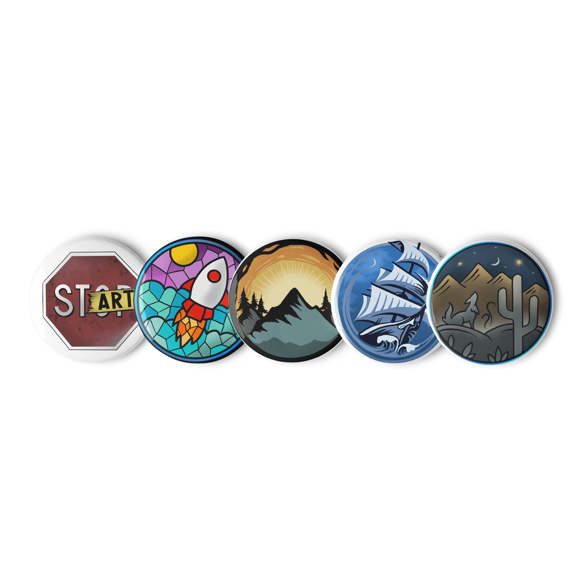 Round Designs Collection Buttons product image (1)