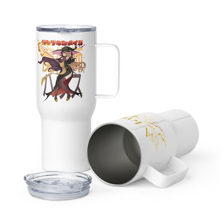 Pumpkin Mage: Goddess of the Gourds - Travel Mug w/ Handle product image (3)