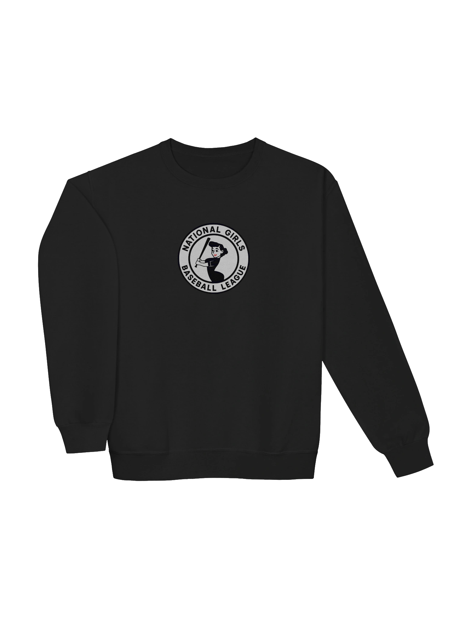 NGBL Legacy Collection Classic Unisex Crew Neck Sweatshirt Black product image (3)
