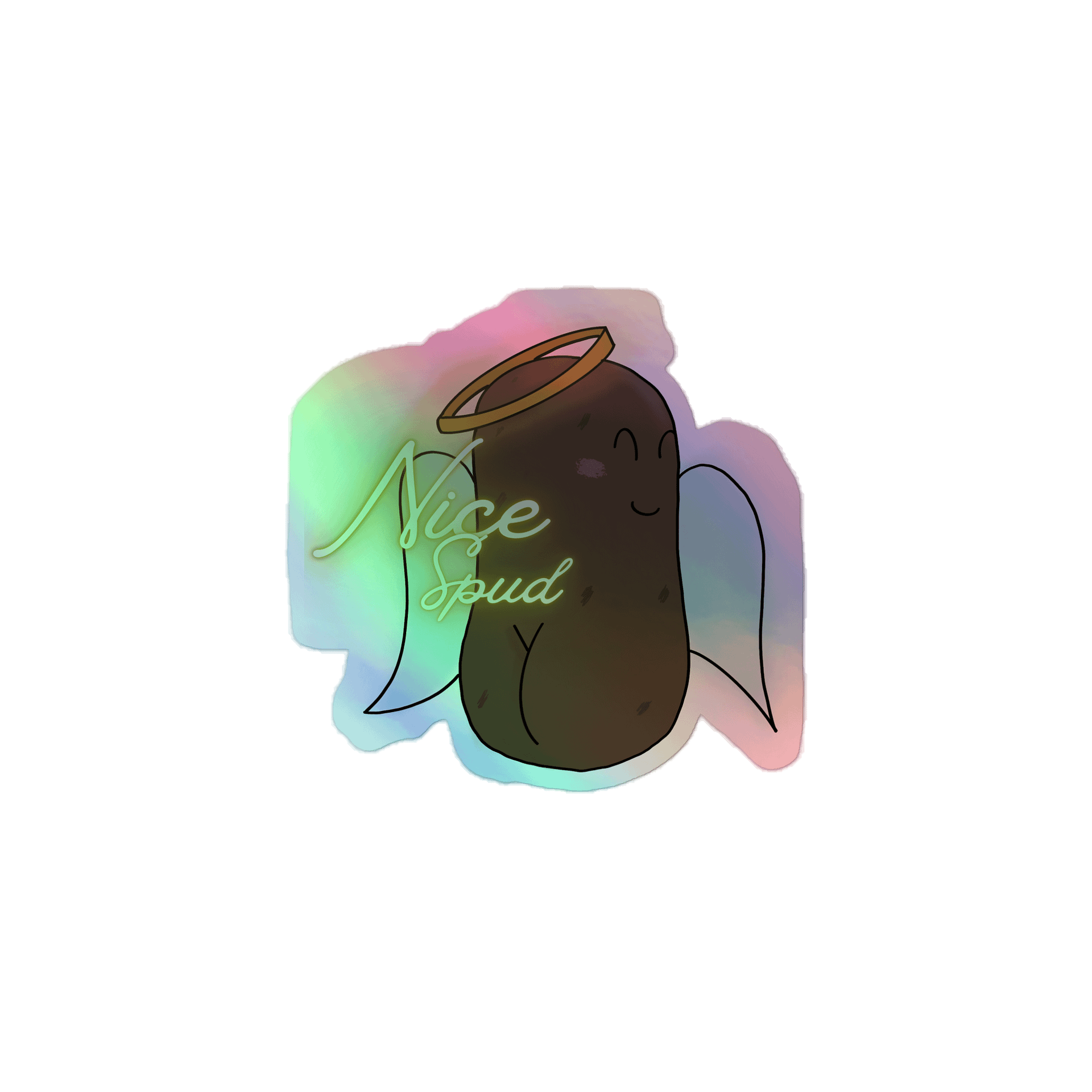 Nice List Holographic Sticker product image (1)