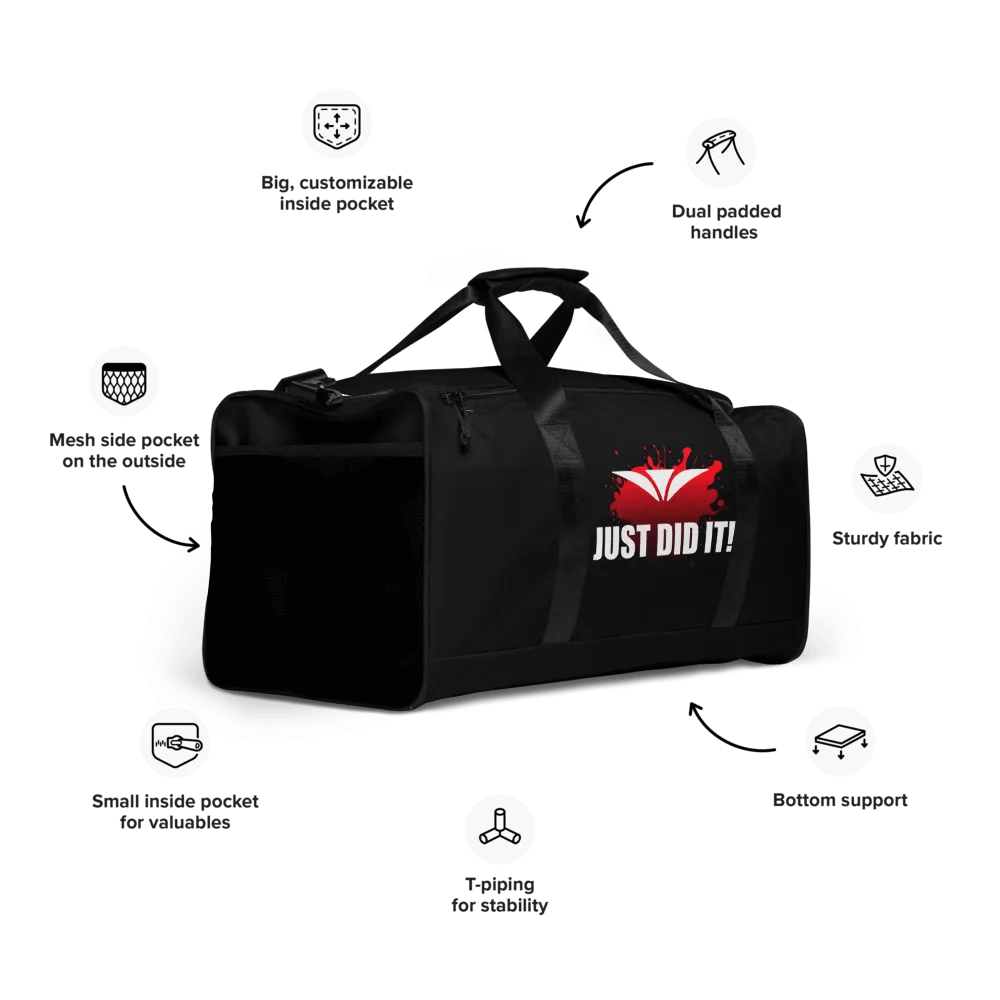 Just Did It! Red Splatter Duffle Bag product image (10)