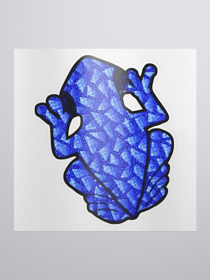 Big Frog Sticker in Iceberg product image (1)