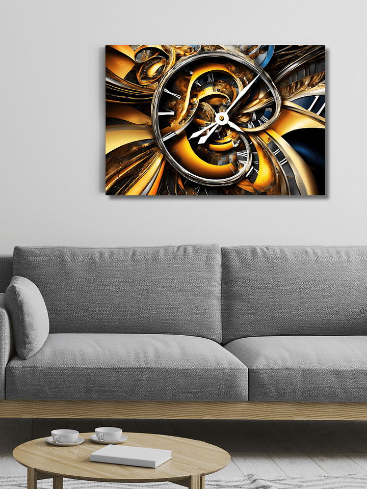 Time Confusion-11 | Canvas Artistic Wall Painting product image (2)