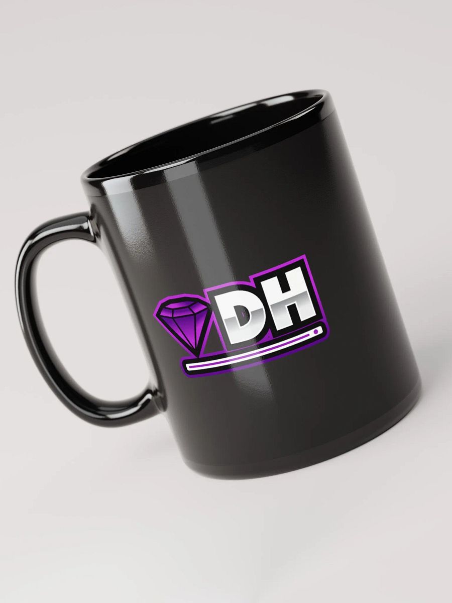 DiamondHost Black Glossy Mug product image (5)