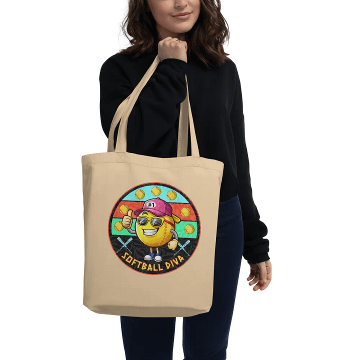Softball Diva Eco Tote: Go Green in Style! product image (2)