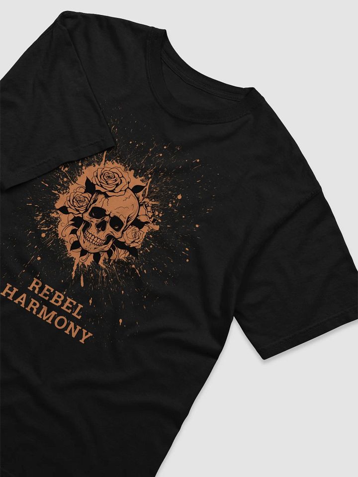 Rebel Harmony Skull and Roses T-Shirt product image (1)