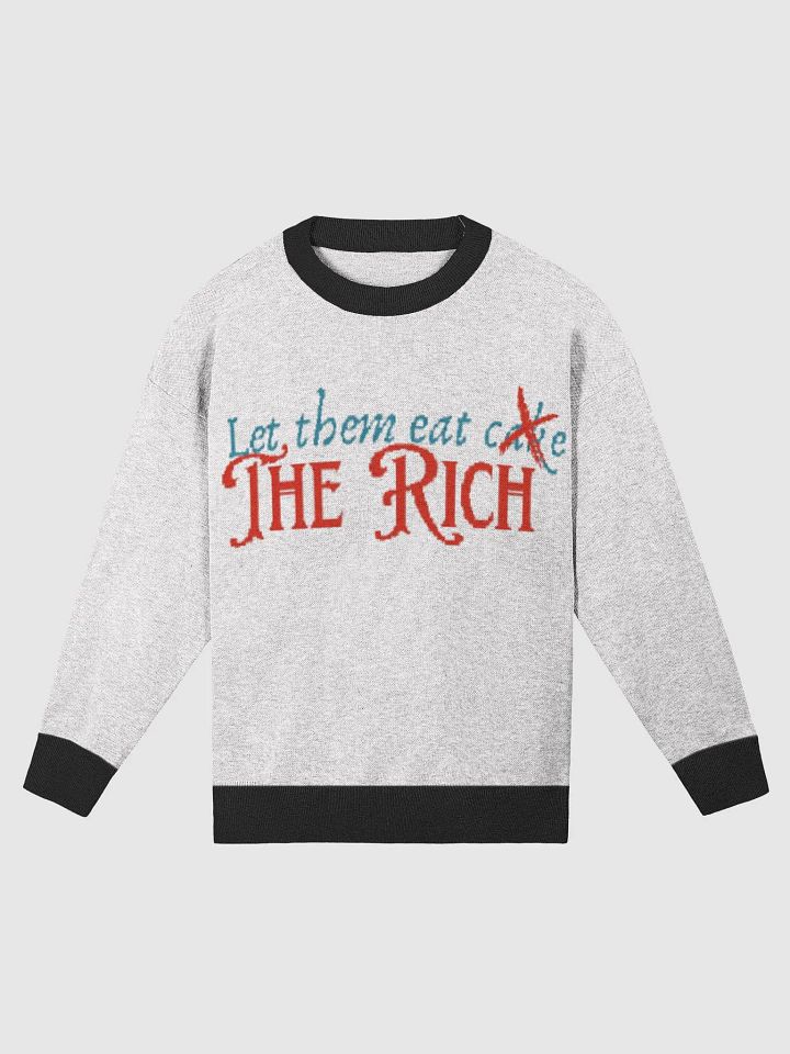 let them eat the rich oversized knit product image (1)
