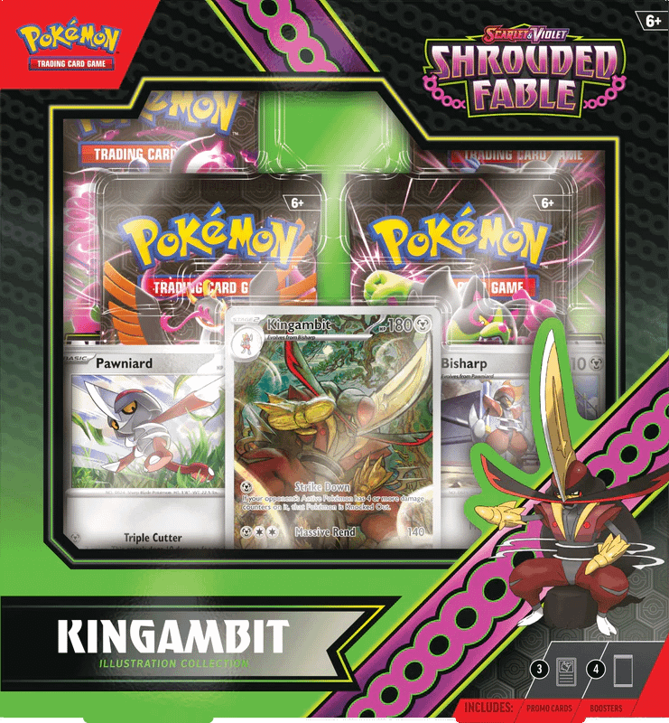 Pokemon TCG: Shrouded Fable Kingambit Illustration Collection Box product image (1)