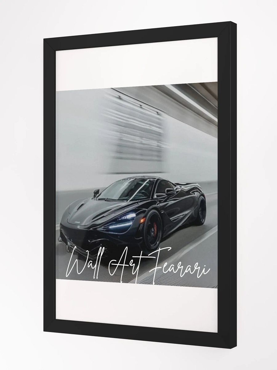 Ferrary Car Framed High-Quality Matte Poster (in) product image (2)