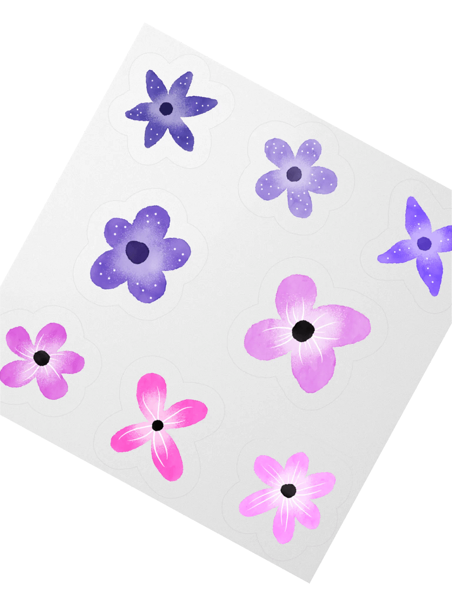 Enchanted Garden Kiss Cut Stickers Set 1 product image (4)