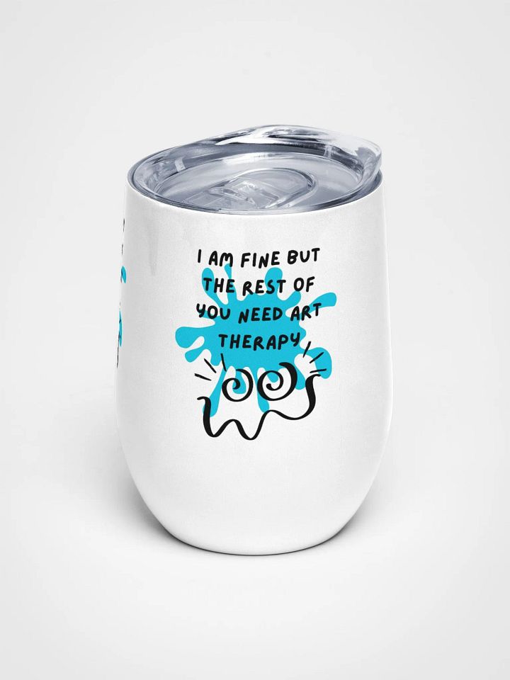 Art Therapy Wine Tumbler product image (1)