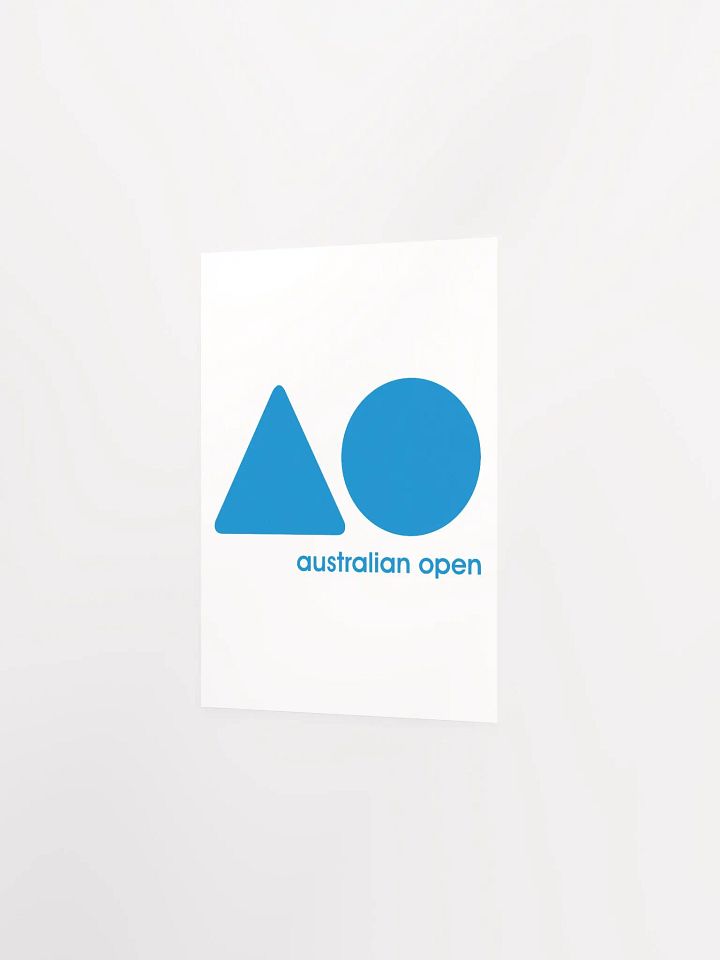 Australian Open Geometric Logo Poster product image (15)