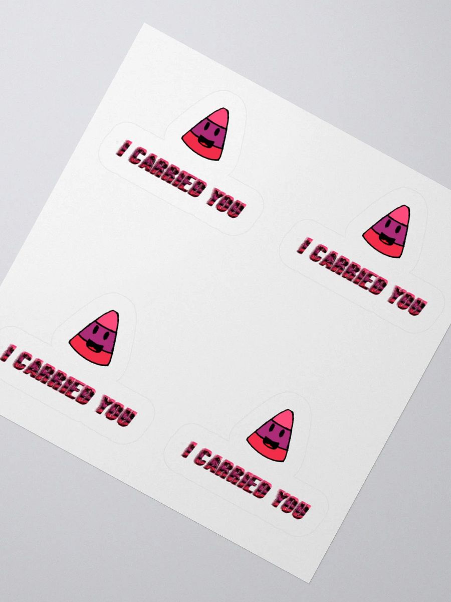 I CARRIED YOU - Stickers product image (6)