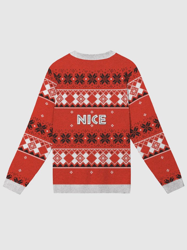 Iconic Exclusive Naughty But Nice Knitted Christmas Jumper / Sweater product image (9)
