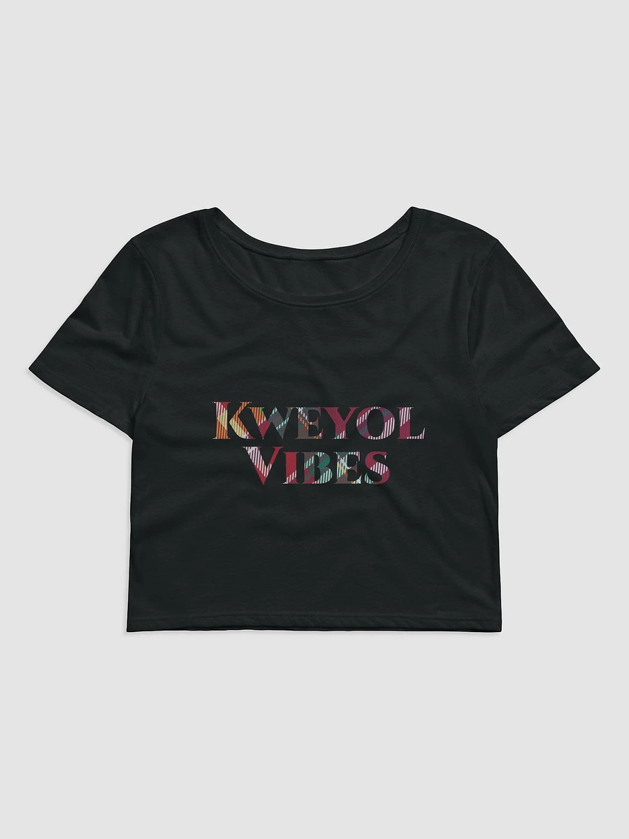 Kweyol Vibes Colorful Crop Tee product image (1)