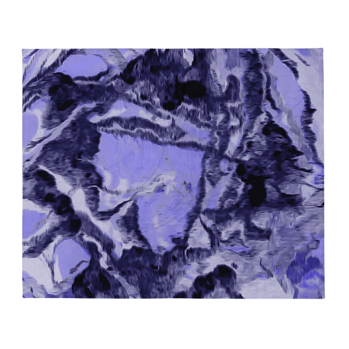 Purple Fluid Art Blanket product image (1)