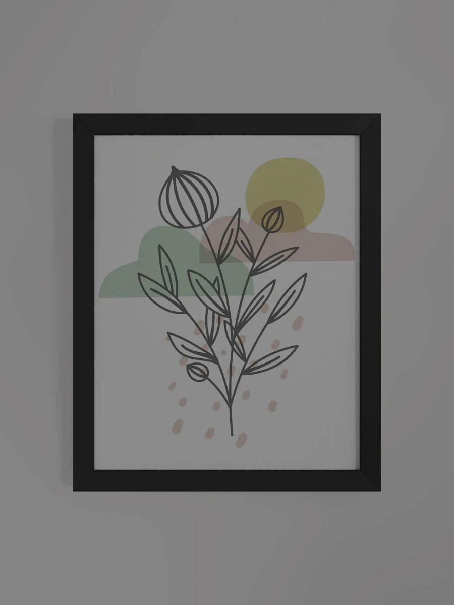 Botanical Bliss: Framed Matte Poster product image (13)