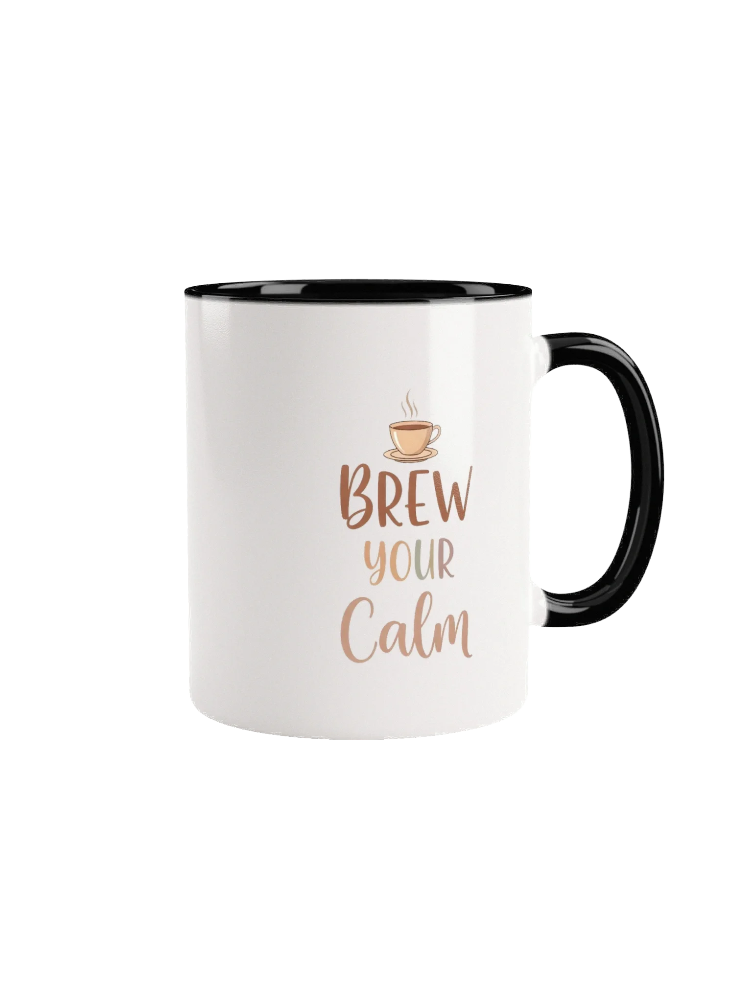 Brew Your Calm Mug – Perfect Relaxation Cup for Tea & Coffee Lovers | Stress-Relief Ceramic Coffee Mug product image (1)