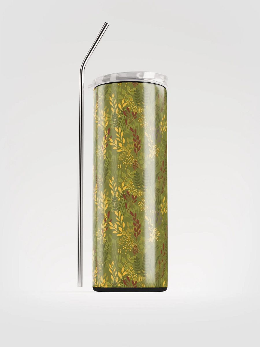 “Moving Meadows” 20-Ounce Stainless Steel Tumbler with Straw product image (7)
