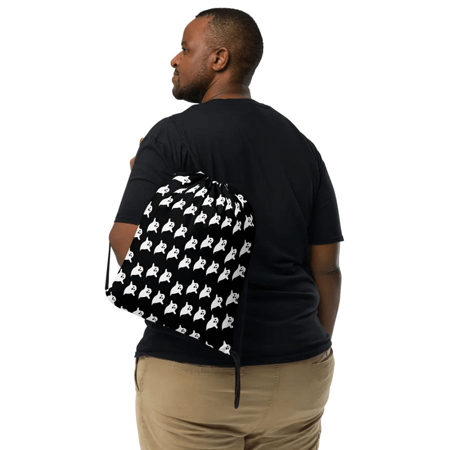 Ghostly Encounter Drawstring Bag product image (6)