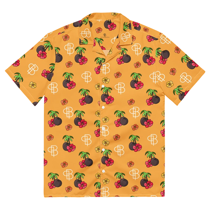 Orange Tropical Island Hawaiian Shirt product image (2)
