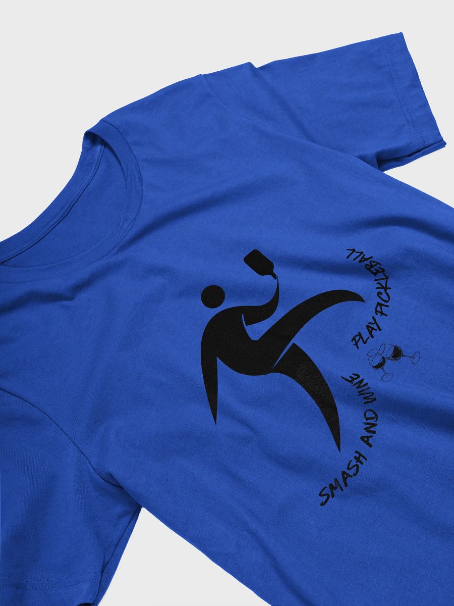 Smash and Wine Pickleball Ultrasoft T-Shirt product image (3)