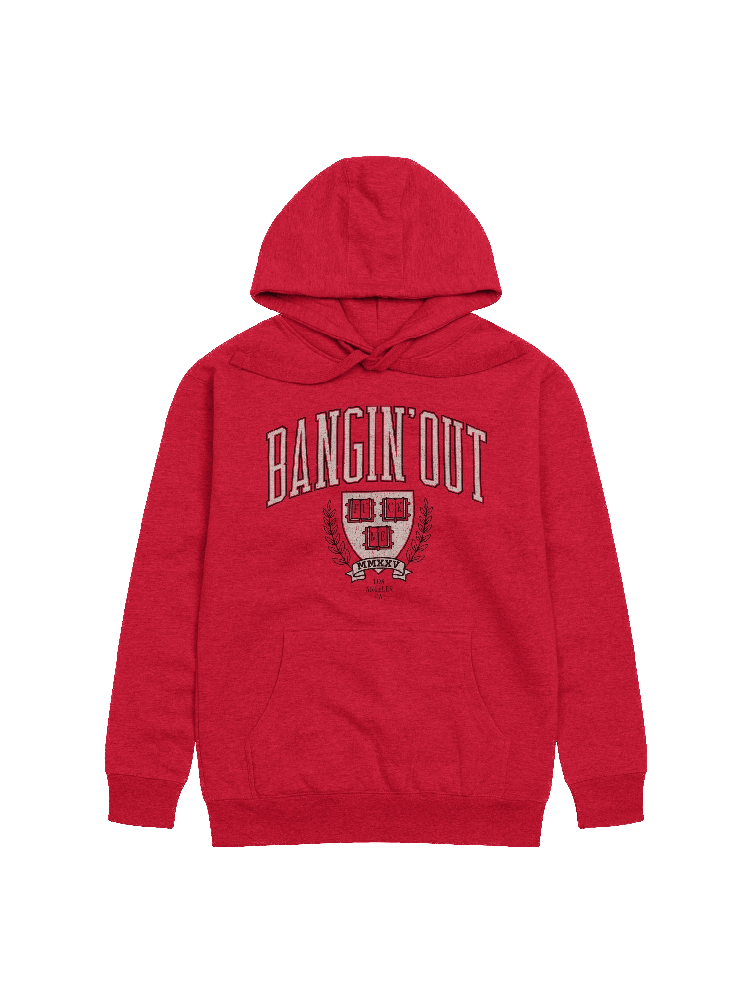 bangin' out Crest Hoodie - Team Red product image (4)