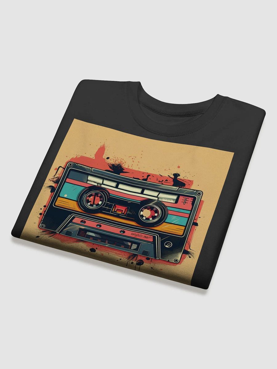 Retro Cassette Tape Splash Sweatshirt product image (4)