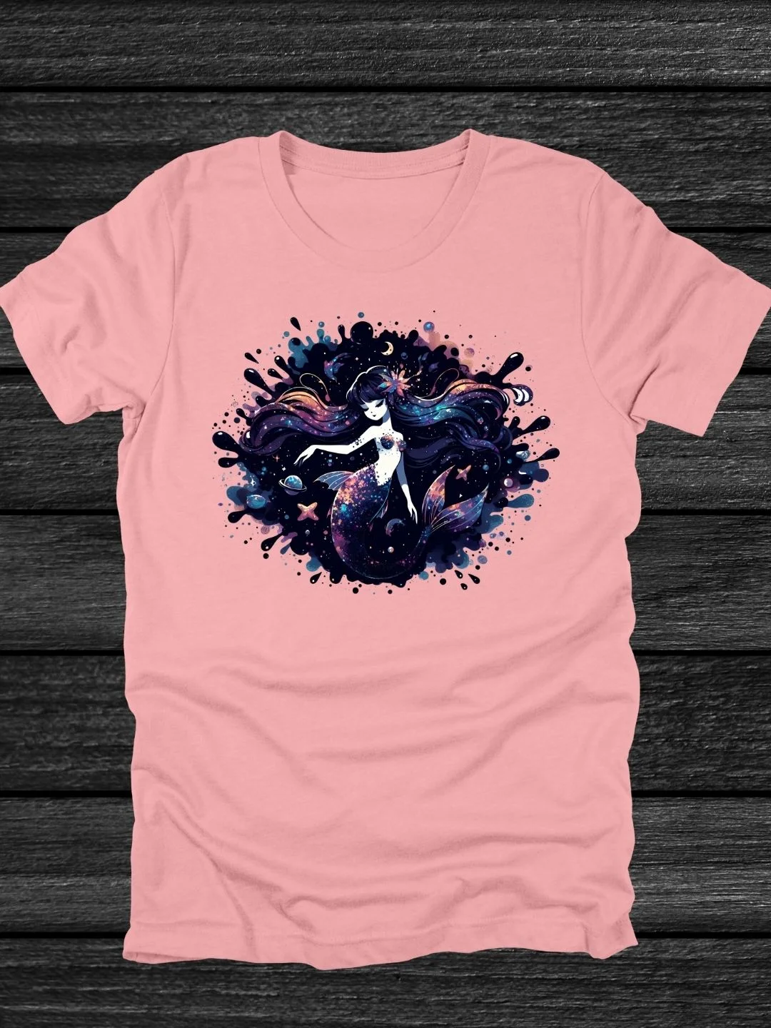 Cosmic Mermaid Dreams T-Shirt product image (1)
