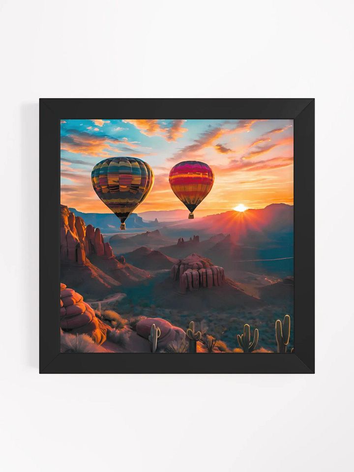 Desert Horizons: Balloons at Dawn product image (1)