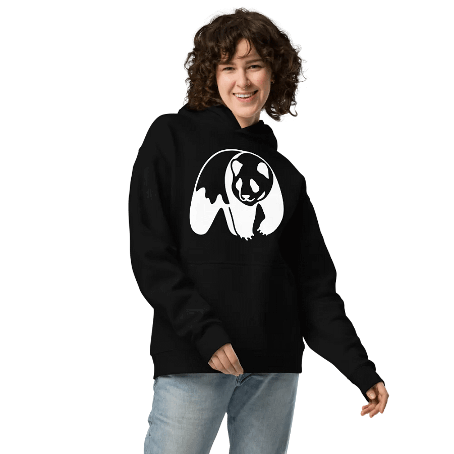 Panda huddy black colour product image (3)