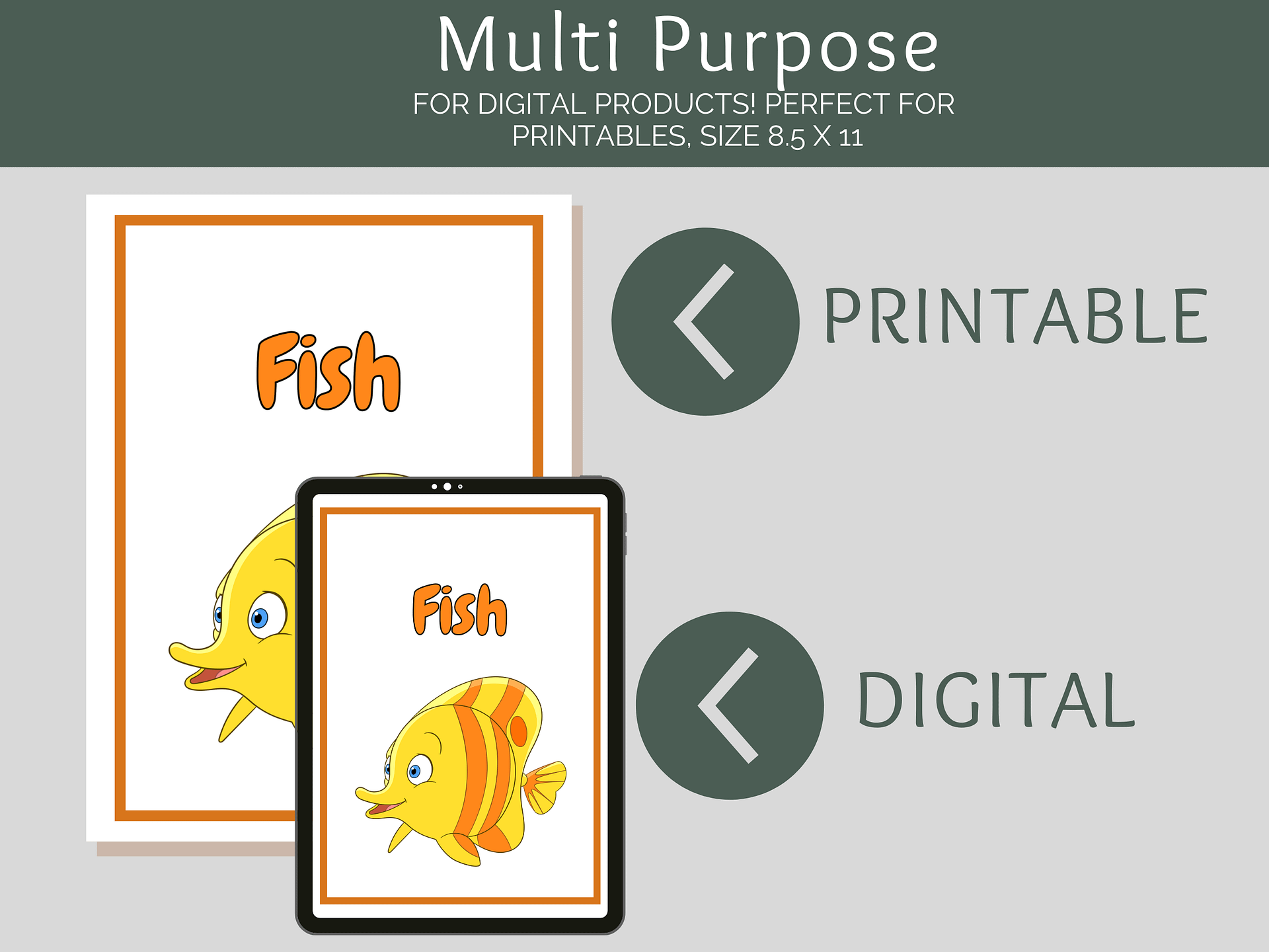 Let's Learn Sea Animals Flash Cards (Digital) product image (3)
