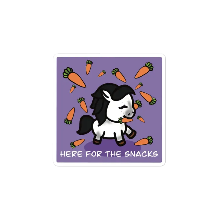 Here For The Snacks Magnet product image (2)
