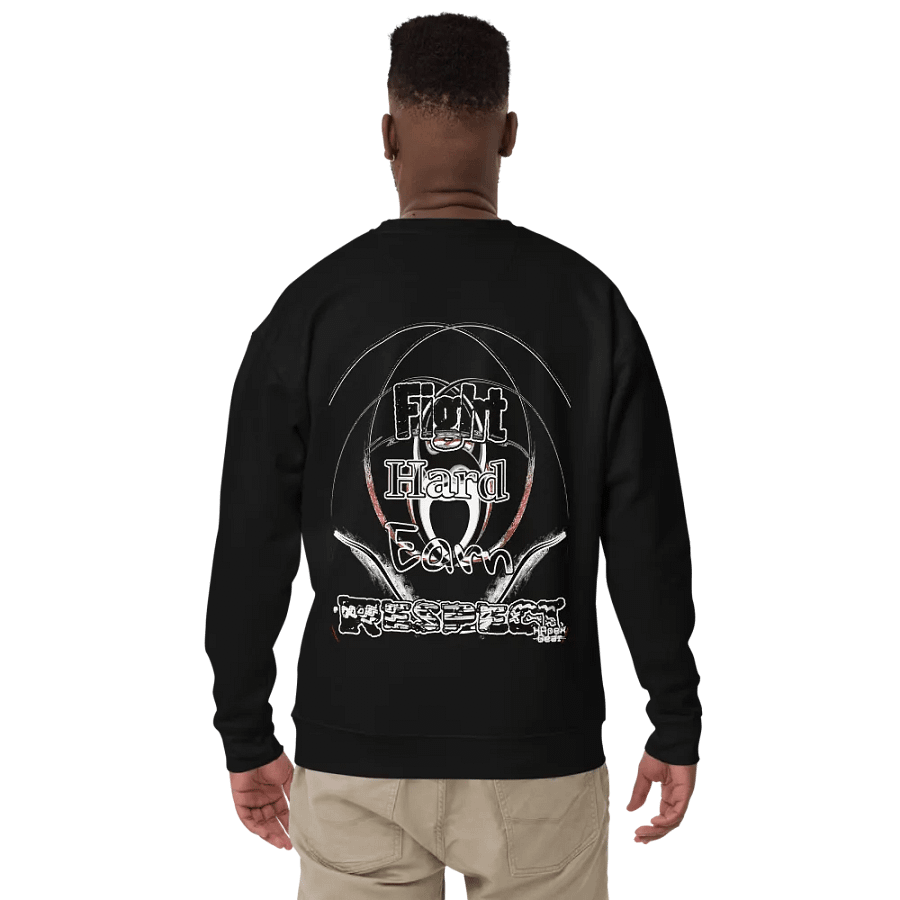 Fight Hard Earn Respect - Embroidered - Premium Sweatshirt product image (7)