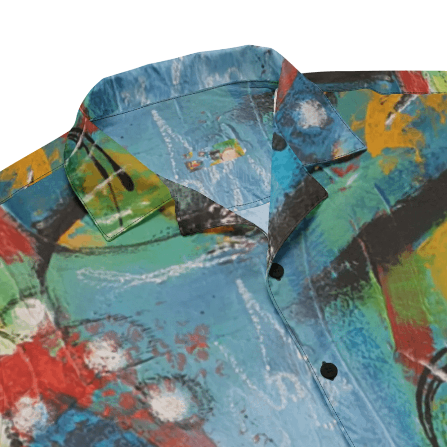 original painting abstract, by b.reters printed on hawaian shirt product image (5)